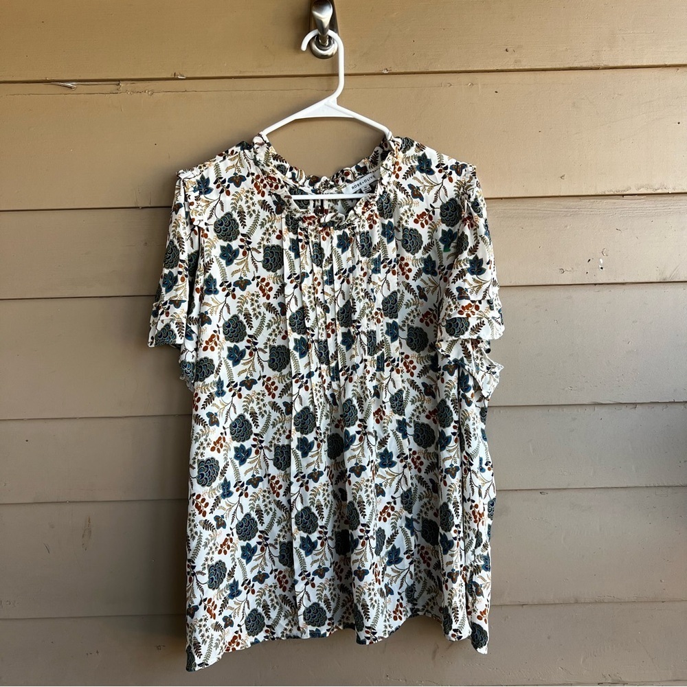 Rose + Olive Bohemian Short Sleeve Blouse Bundle (2 Tops) - 3x - Picture 11 of 11